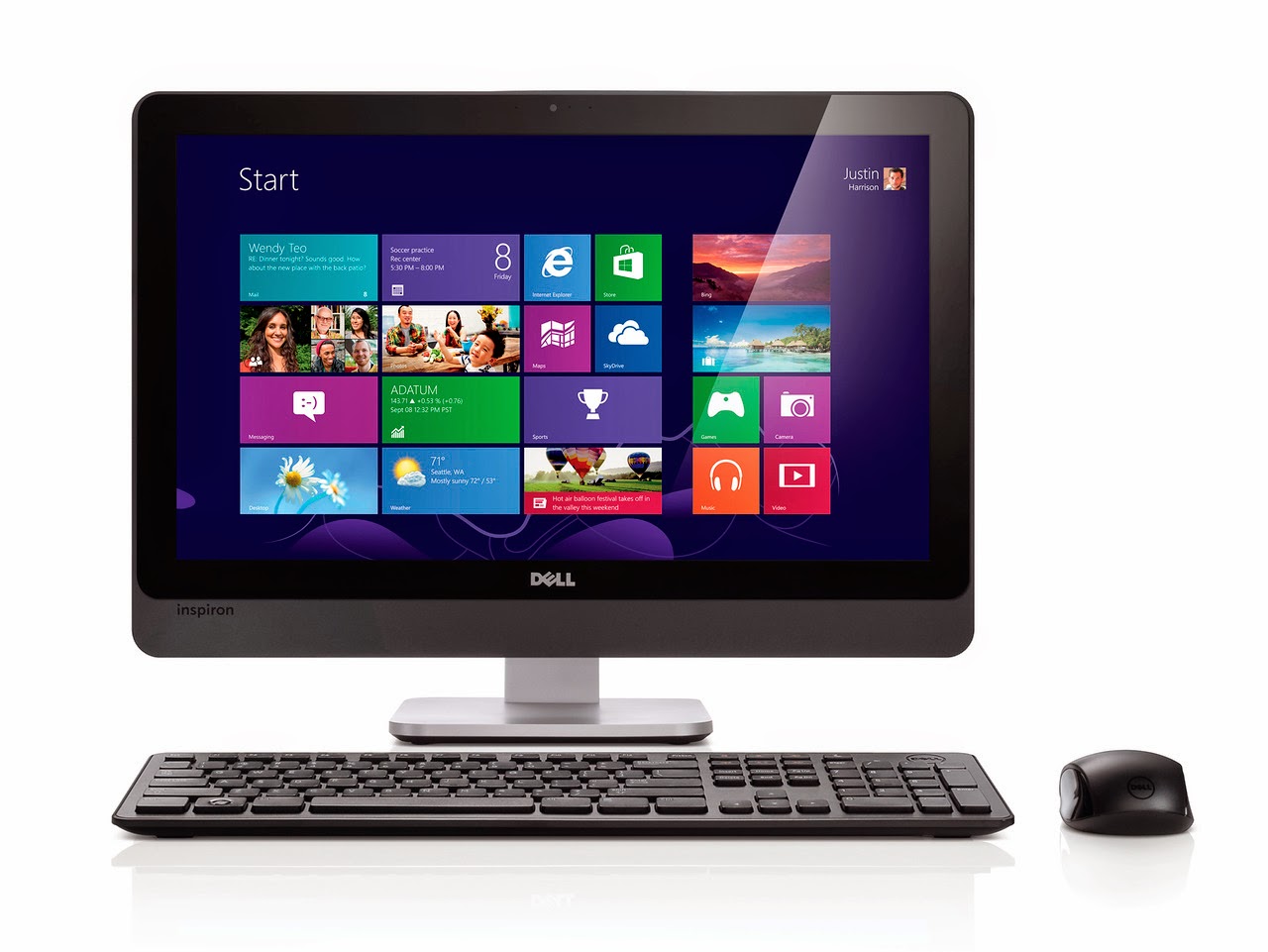 передняя сторона моноблока DELL Inspiron 2350