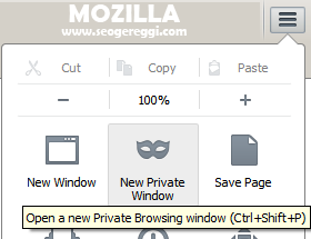 Open A New Private Browsing Windows - Mozilla