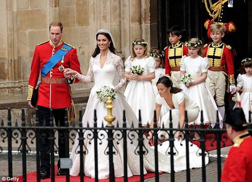 Foto Suasana Pernikahan Pangeran William dan Kate Middleton di Westminster Abbey