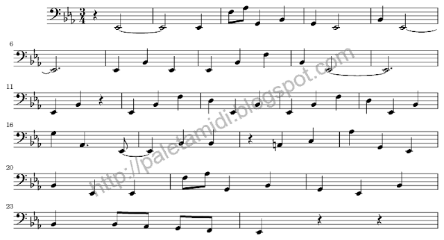 partitura El tilo - Franz Schubert - Cancion popular austriaca