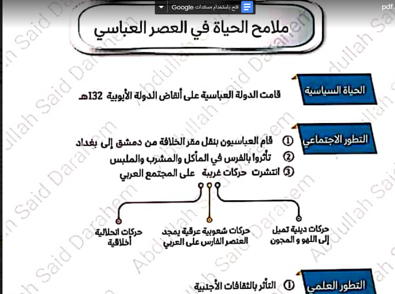 مراجعة ليلة الامتحان فى اللغة العربية للصف الاول الثانوى الفصل الدراسى الثانى