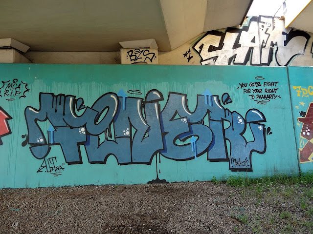 Graffiti Trasy Siekierkowskiej 