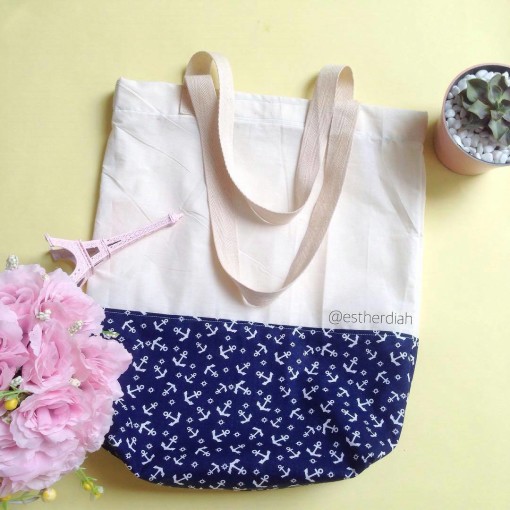 Tote BAG  Kain  Perca  Try to Create by Yourself 