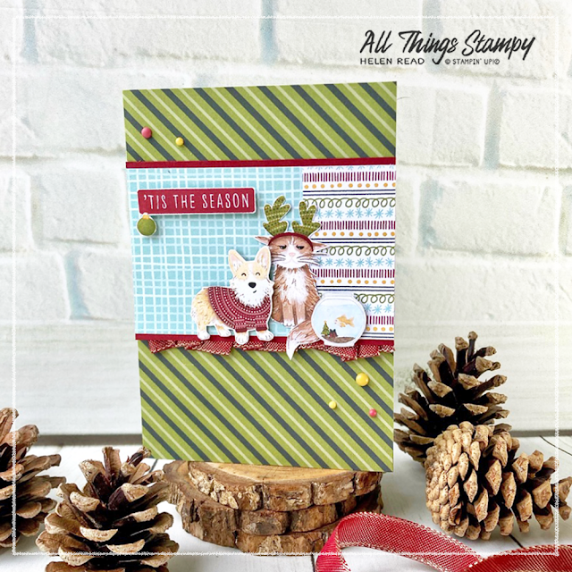 Sweet Stockings Stampin Up Christmas Card UK demonstrator