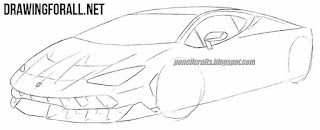 [30+] Sports Race Car Pencil Drawings and Sketches