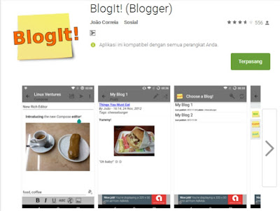 Aplikasi Blogger Terbaik Untuk Android