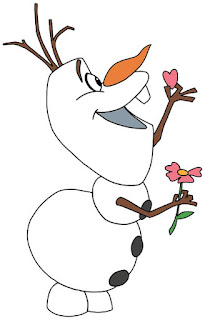 Olaf el muñeco de nieve olaf para imprimir