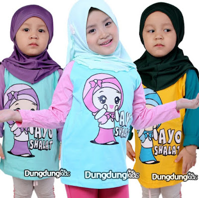 Baju muslim anak perempuan terbaru