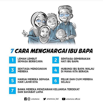 7 Cara Menghargai Ibu Bapa