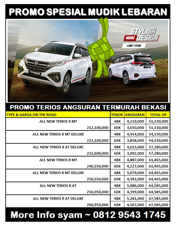  promo terios bekasi