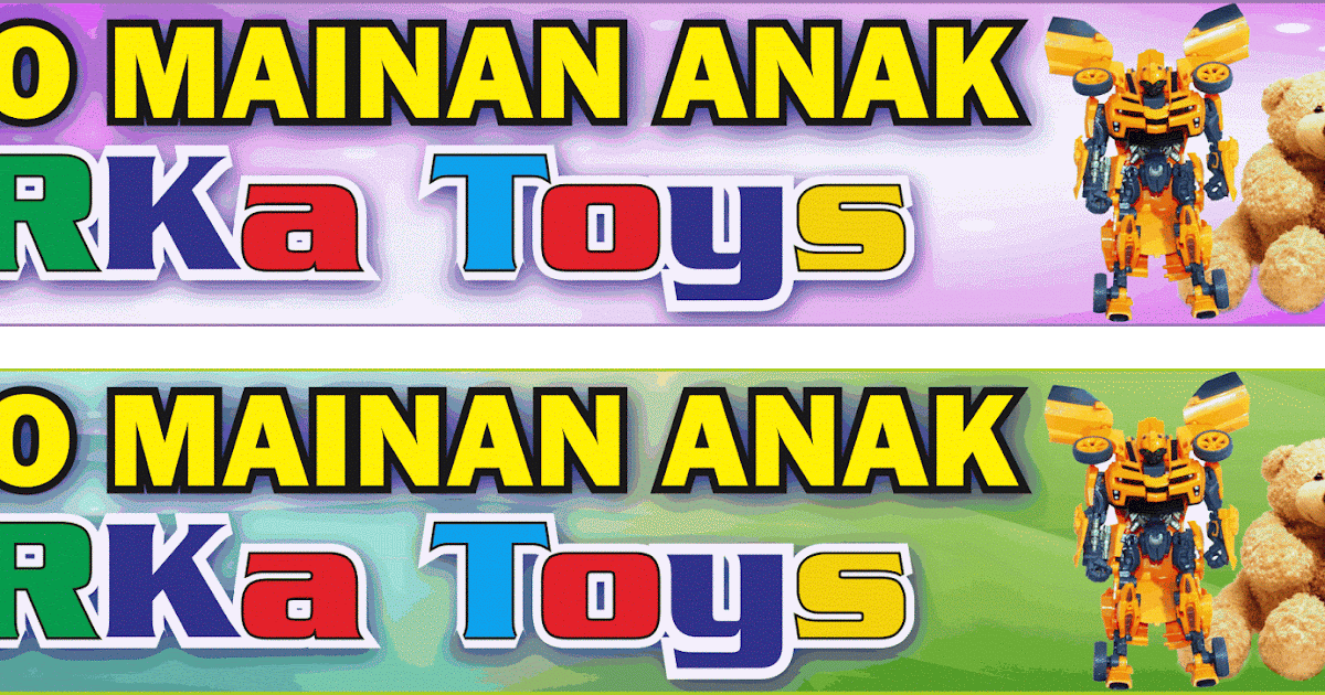Desain Banner Toko Mainan - kumpulan contoh spanduk