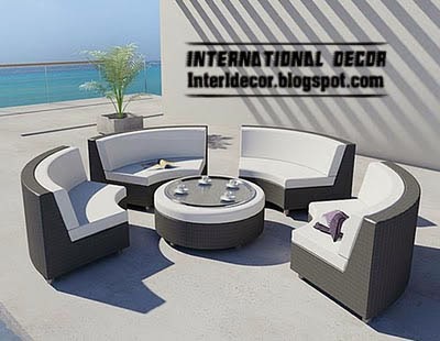 modern outdoor furniture set, modern outdoor furniture