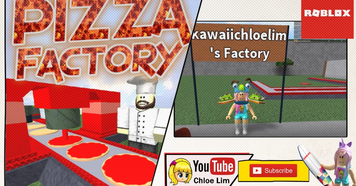 Chloe Tuber Roblox Pizza Factory Tycoon Gameplay Building My Pizza Factory Making Pizzas And Serving Customers - robux factory tycon