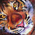ORIGINAL CONTEMPORARY CAT PAINTINGs in OILS by OLGA WAGNER