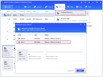 Partition Recovery Software