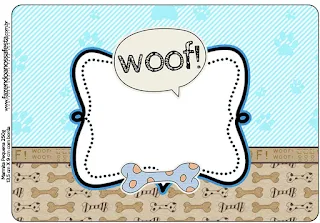 Puppy Footprints: Free Printable Candy Bar Labels.