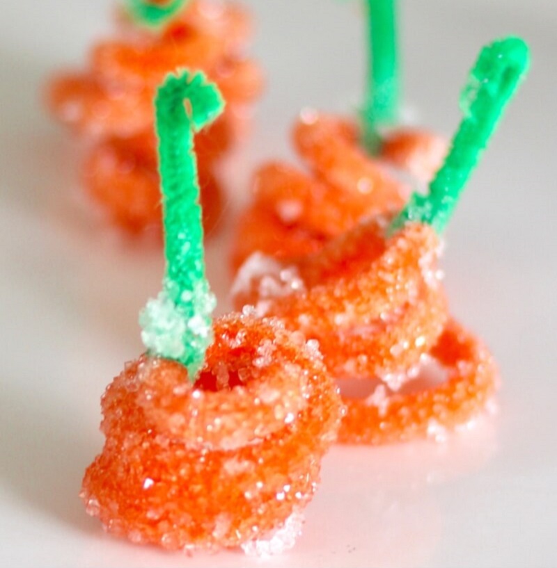 crystallised pumpkins