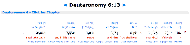 Deuteronomy 6:13