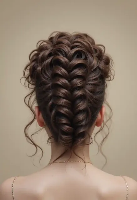 Curly Faux Hawk