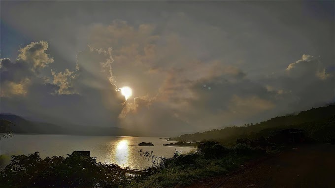 Sunset view at Pawna Lake