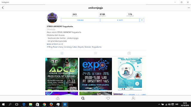 Instagram for PC Windows 10