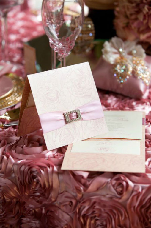 First blush wedding invitations kindly provided photos to emphasize the rock