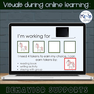 Visual Supports During Online Learning in Special Education