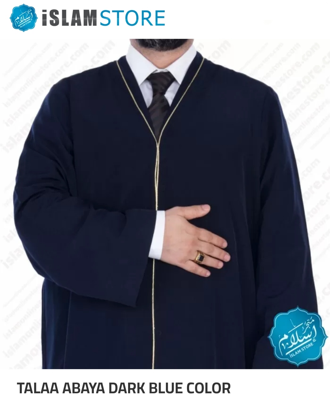 Talaa Abaya Dark Blue Color