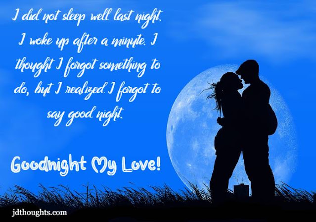 good night status for your love