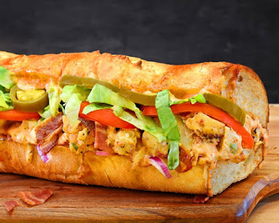 Quiznos Club Peri Peri Sandwich