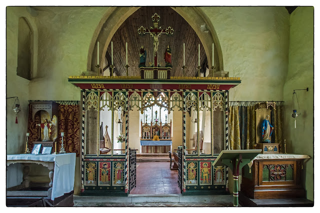 one of Suffolk's finest modern rood screens