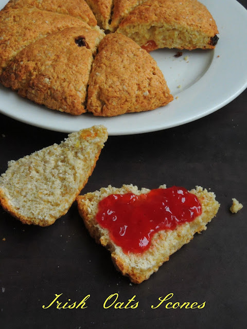 Oats Scones, Irish Oats Scones