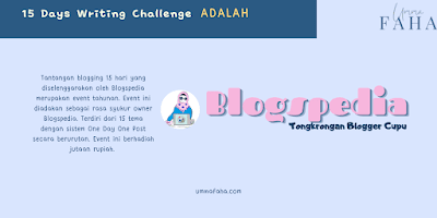 blogspedia writing challenge adalah