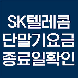SKT 단말기 요금 약정 분할상환 할부금 시작일 종료일 남은기간 확인