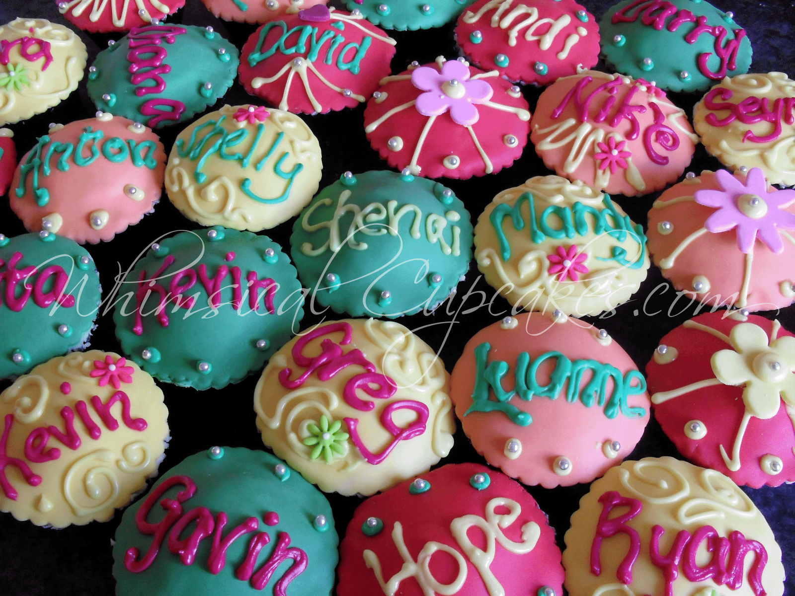 WHIMSICAL NAMES  WITH WHIMSICAL cupcakes vintage CUPCAKES CUPCAKES: cases