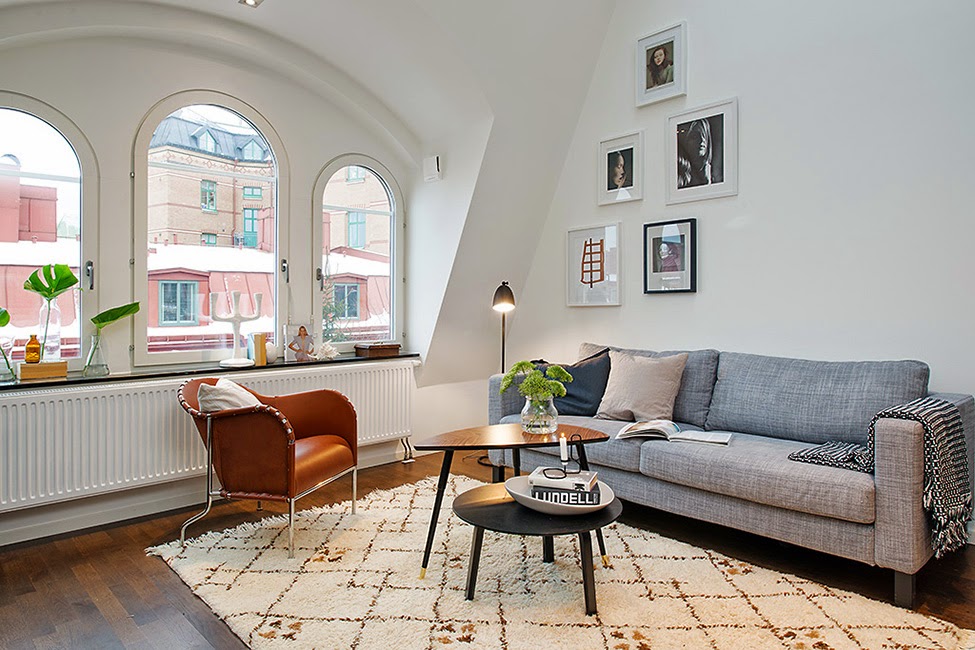 Desain Apartemen Minimalis di Stockholm