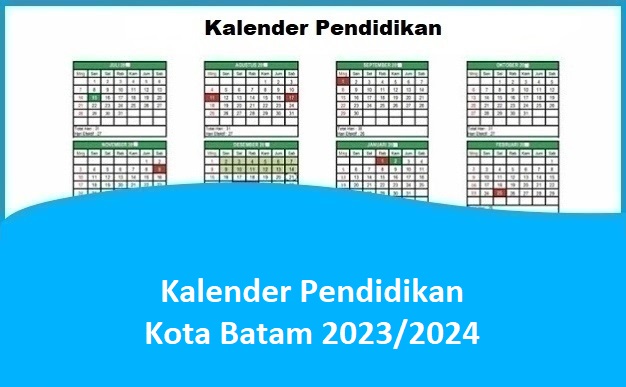 Kalender Pendidikan Kota Batam 2023/2024
