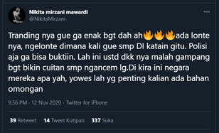 Nikita Mirzani Trending Topik Di Twitter, Ada apa ya ?