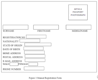 Figure 3 Manual Registration Form