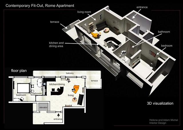 Apartment Kitchen Design Photo