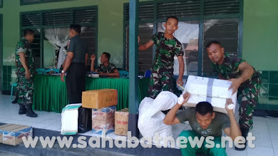 Kodim 1415/Selayar Berangkatkan Bantuan Logistik Sembako 