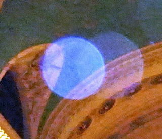 speeding blue orb