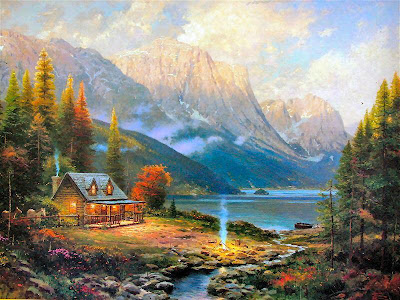 The Beginning of a Perfect Day by Thomas Kinkade