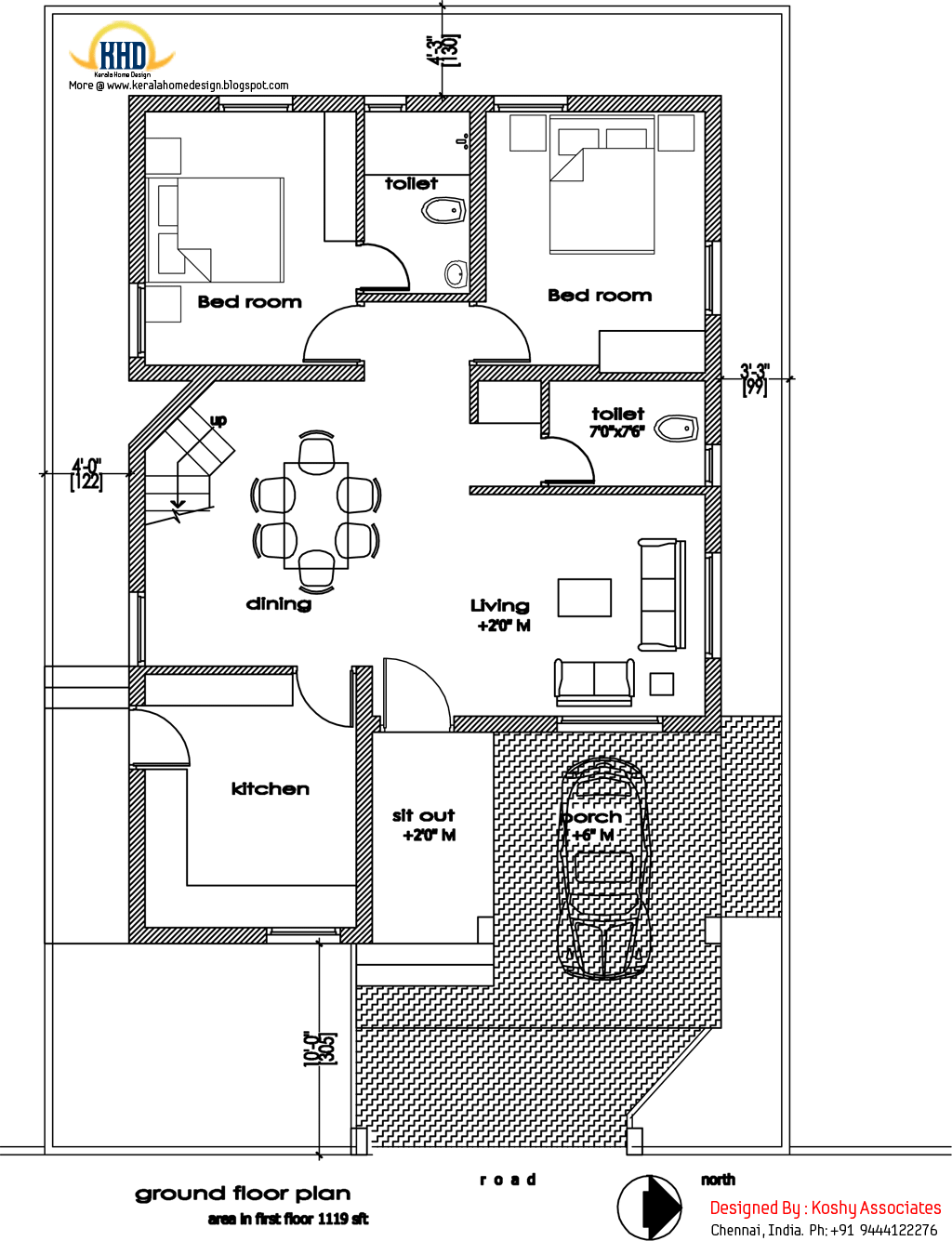  Modern  home  design 1809 Sq  Ft  home  appliance