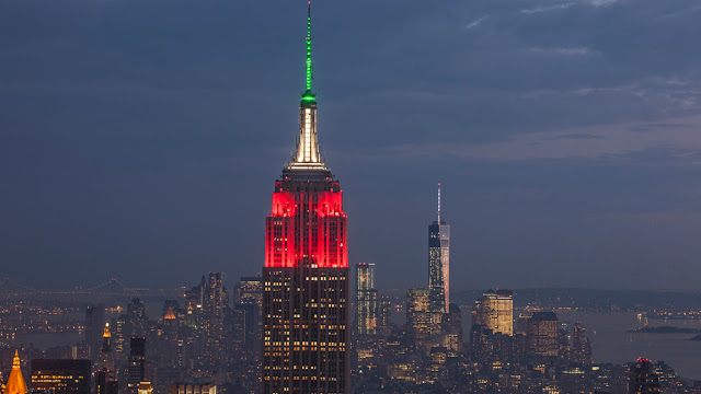 stock photo empire state building