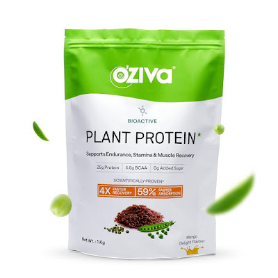 OZiva Organic Protein, best protein powder for weight gain without side effects