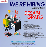 We Are Hiring at Apollo Surabaya Agustus 2020