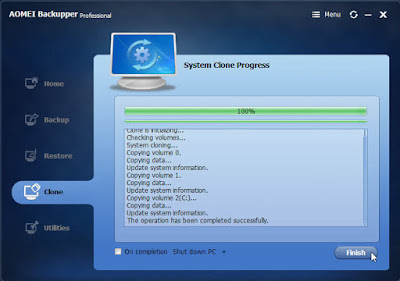 Cara cloning hard disk / transfer system operasi (Windows) ke hard disk lain