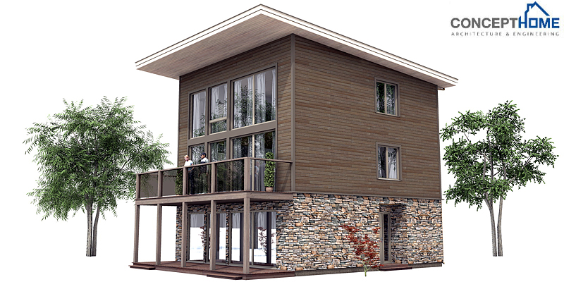  Contemporary  House  Plans  Small  Modern  House  Plan  CH99