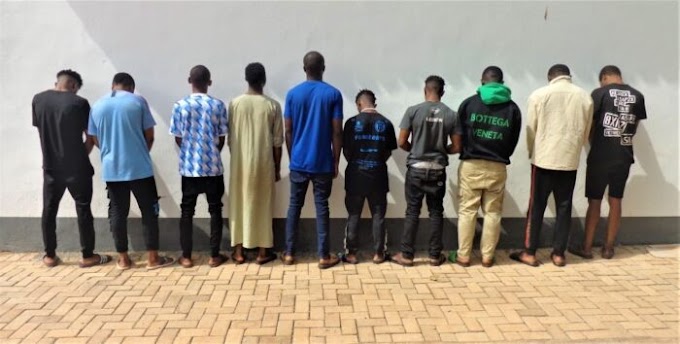 WICKEDNESS!! 12 Suspected ‘Yahoo Boys’ Arrested For Reportedly Burying Newborn Baby Alive in Rivers